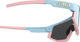 Bliz Lunettes de sport Fusion Small - matte pastel blue/smoke-ice blue
