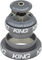 Chris King Jeu de Direction NoThreadSet EC34/28,6 - EC44/40 GripLock - matte slate/EC34/28,6 - EC44/40