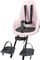 bobike Siège de Vélo pour Enfant Avant Go Mini pour Tube de Direction - cotton candy pink