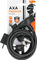 Axa Candado de cable Resolute 8-180 - negro | 180 cm