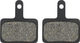 GALFER Bremsbeläge Disc E-Bike für Shimano - semi-metallisch - Stahl/SH-002