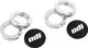 ODI Bagues d'Arrêt Lock Jaws pour Système Lock-On - argenté