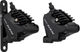 Shimano Set de Freins à Disque av+arr 105 BR-R7070 + ST-R7020 - silky black/Ensemble/gauche/droite (spécifique)