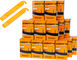 Continental MTB 27.5 Inner Tube Set - 25 Inner Tubes + 2 Free Tyre Levers - universal/47-584 to 60-584/Presta Valve (SV)/27.5x1.75-2.4 Presta 42 mm/42 mm