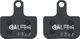 GALFER Bremsbeläge Disc Standard für SRAM/Avid - semi-metallisch - Stahl/SR-010
