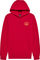Fox Head Slogan Fleece Pullover - flame red/S
