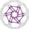 Hope V4 Vented Floating 6-bolt Brake Rotor for Tech V - purple/220 mm