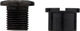 Race Face Kettenblattschrauben Stahl 4-Arm kurz - black