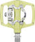 KCNC AM Trap Click / Platform Pedals - green-yellow