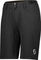 Scott Pantalons Courts Trail Flow avec Cuissard Intégré pour Dames - black | S