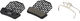 absoluteBLACK Plaquettes de Frein GRAPHENpads Disc pour SRAM/Avid - organique - aluminium/SR-003