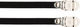 MKS FIT Alpha FIRST Pedal Strap - black
