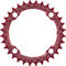 Race Face Narrow Wide Kettenblatt, 4-Arm, 104 mm Lochkreis, 10-/11-/12-fach - red/32 Zähne