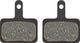 GALFER Bremsbeläge Disc Advanced für Tektro - semi-metallisch - Stahl/TE-001