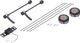 bc basic Set de Roues Urban Deore V-Brake DT Swiss 535 28" - noir | Set de 28" (avant 9x100 Dynamo + arrière 10x135) Shimano