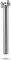 Title MTB AP1 Seatpost - chrome/31,6 mm/300 mm/1 mm