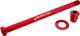 Burgtec Eje pasante de 184 mm HR para Orbea - race red | 148 mm