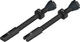 Peaty's Holeshot Fast Flow tubeless valves - black | Presta Valve (SV) | 60 mm