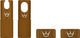 Peaty's Chris King Edition MK2 Tubeless Ventil Ersatzteil-Set - bourbon/SV