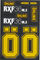 ÖHLINS Sticker set for RXF36 suspension fork - yellow | 27.5"