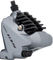 Shimano 105 Bremssattel BR-R7070 mit Resinbelag - spark silver/Hinterrad/ohne