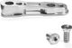 absoluteBLACK Adaptateur de frein à disque flatmount pour Shimano - grey | Flat Mount