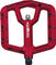Xpedo TRIDENT Plattformpedale - rot | 114 mm | 109 mm