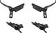 SRAM Level Ultimate Carbon v+h Set Scheibenbremse - black anodized/Set/Flip-Flop (seitenunspezifisch)