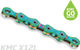 KMC Chaîne X12L cirée 12 vitesses - aurora green