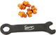 CONTEC Crampons R-Pins pour Pédales à Plateforme - odd orange