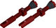 Peaty's Holeshot Fast Flow tubeless valves - red | Presta Valve (SV) | 42 mm