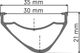 DT Swiss Roue XM 1700 SPLINE 30 Disc Center Lock 29" - noir | 29" | 148 mm | Boost | Shimano Micro Spline | roue arrière uniquement | roue arrière uniquement