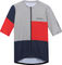 GORE Wear Swiftride Block S/S Jersey - lab graphite - lab red | M