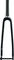 Columbus Horquilla de Carbono Futura Gravel - black mate/1 1/8" - 1 1/4" tapered/28"/12 mm Eje Pasante/100 mm/47 
