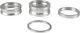 Hope Kit de entretoises Space Doctor pour 1 1/8" - silver
