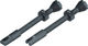Peaty's Holeshot Fast Flow tubeless valves - slate | Presta Valve (SV) | 60 mm