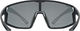 uvex Gafas para niños Skyryse Jr. - black mate/mirror red