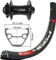 XLC FW-A12 27.5" Disc 6-bolt front wheel - black | 27.5" (650B) | 100 mm | front wheel only | front wheel only