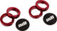 ODI Bagues d'Arrêt Lock Jaws pour Système Lock-On - rouge