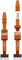 e*thirteen Valve Tubeless Quick Fill - 2 pièces - naranja/SV 23-31 mm