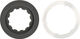 Shimano SM-RT64 Center Lock Brake Rotor for Deore w/ Internal Teeth - silver-black/180 mm