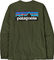 Patagonia P-6 Logo Responsibili-Tee L/S Shirt - torrey pine green/S