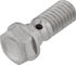 Hope Salida de cable recta M6 - silver