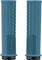Peaty's Monarch Grips Knurl Lock-On Handlebar Grips - turquoise/thick