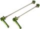 KCNC KQR Titanium MTB Quick Releases - green/set (front+rear)