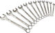 Proxxon SlimLine 12-Piece Open-Ring Wrench Set - silver