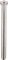 Blackheart Tige de selle en titane - titanium brushed/350 mm/10 mm/31,6 mm