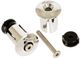 Capuchons de Guidon ScrewOn BHT-96 - chrome/universal