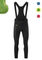 GONSO Culotte térmica con tirantes SITIVO - black-bright green | S