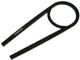 Chainglider 350 Full Chain Guard, Front - black/455 mm 44 tooth